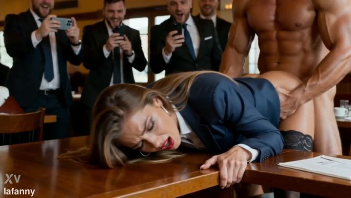I fuck my assistant while my office colleagues watch (AI Generated)