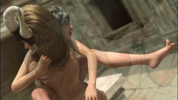 Ancient Egypt FUTA Goddess fuck in a massage parlor