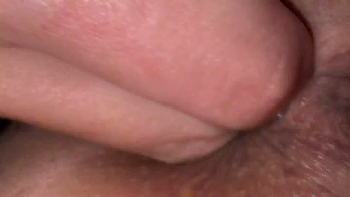Close up ass fingering and dirty talk, anal masturbation orgasm